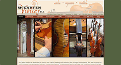 Desktop Screenshot of mccartenviolins.com